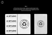 Zine Mockup Pack 4 in 1, a Books & Magazine Mockup by A-Studio (Thumbnail 3 of 17)