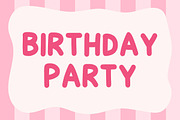 Barbie Love Font, a Font by Fourteen Letter (Thumbnail 5 of 6)