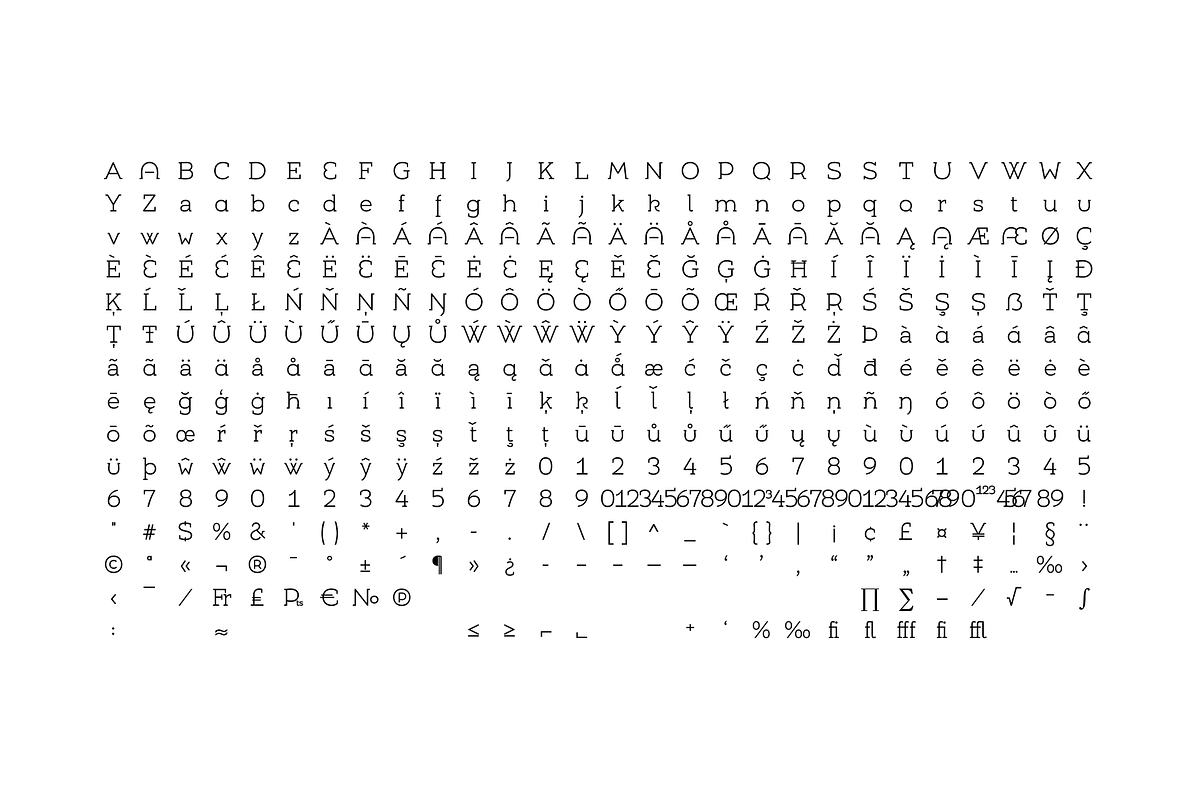 UMBA Slab - Full Family, a Slab Serif Font by TypeThis!Studio (Photo 9 of 9)