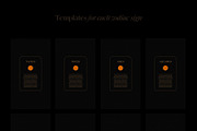 Astra Zodiac Instagram Templates, a Social Media Template by BlancheStudio (Thumbnail 9 of 11)