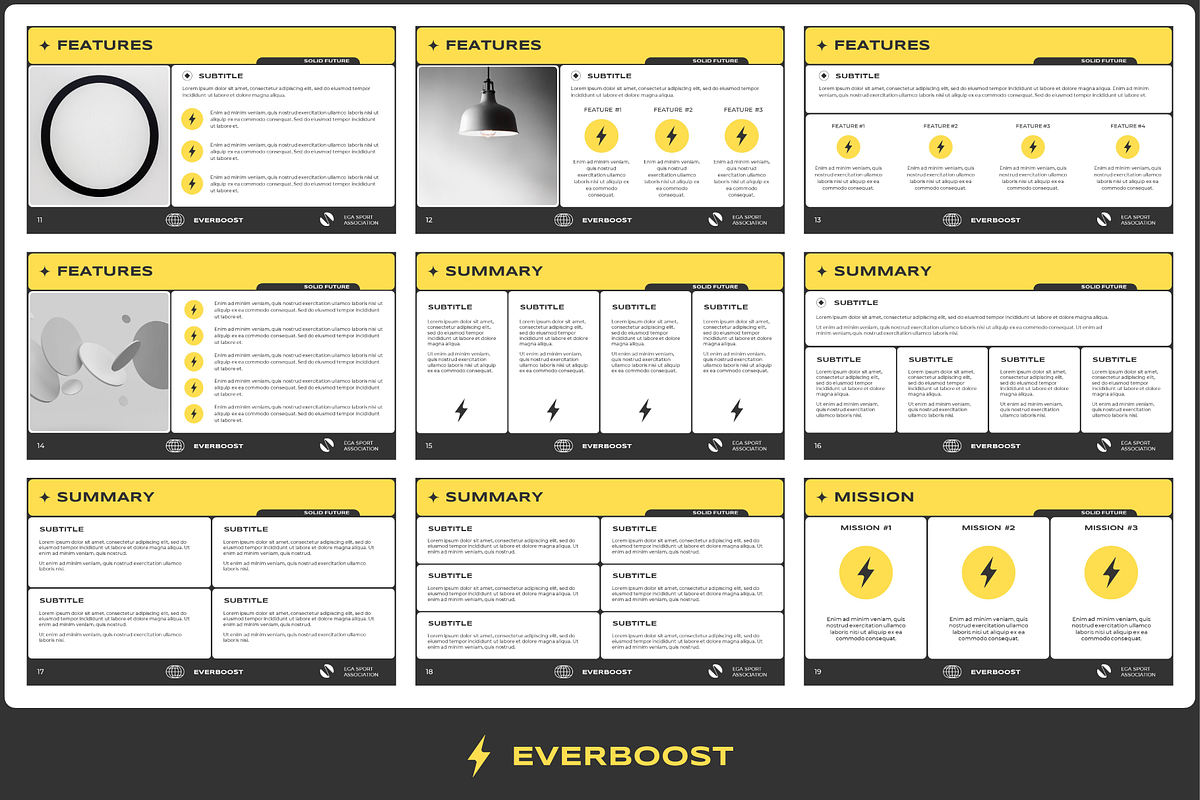 Presentation Template Business Plan, a Presentation Template by Aure Design (Photo 3 of 7)