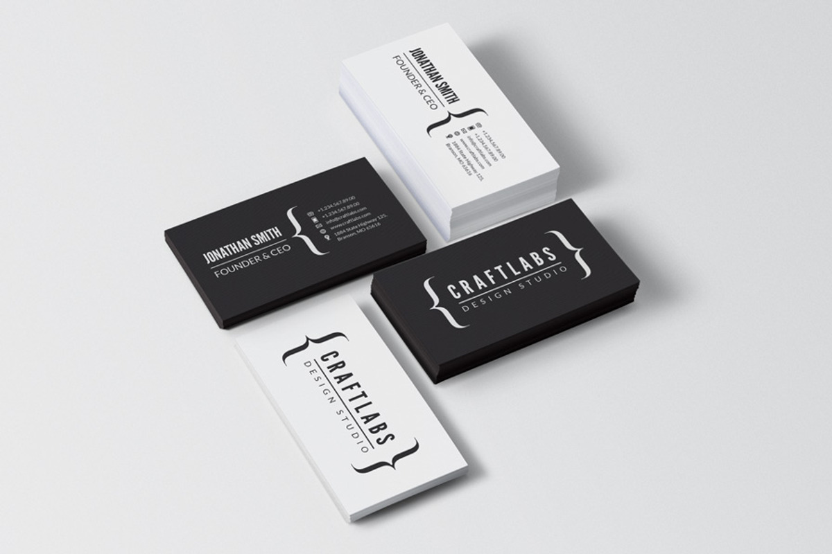 Simple Minimal Business Card 13, a Business Card Template by ND Design (Photo 4 of 5)