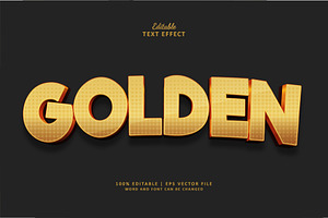 Text Effect Golden