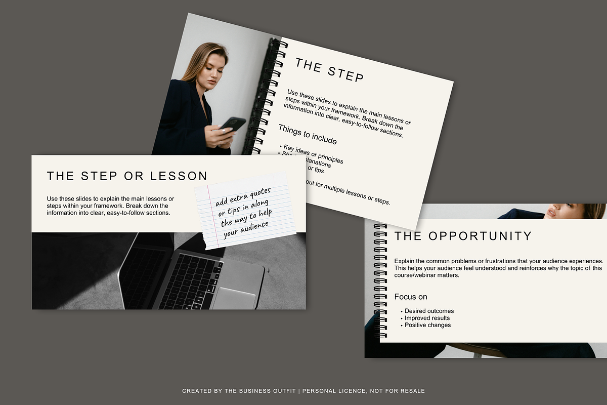 CANVA: Milan Slide Deck Webinar, a Presentation Template by thebusinessoutfit (Photo 10 of 32)