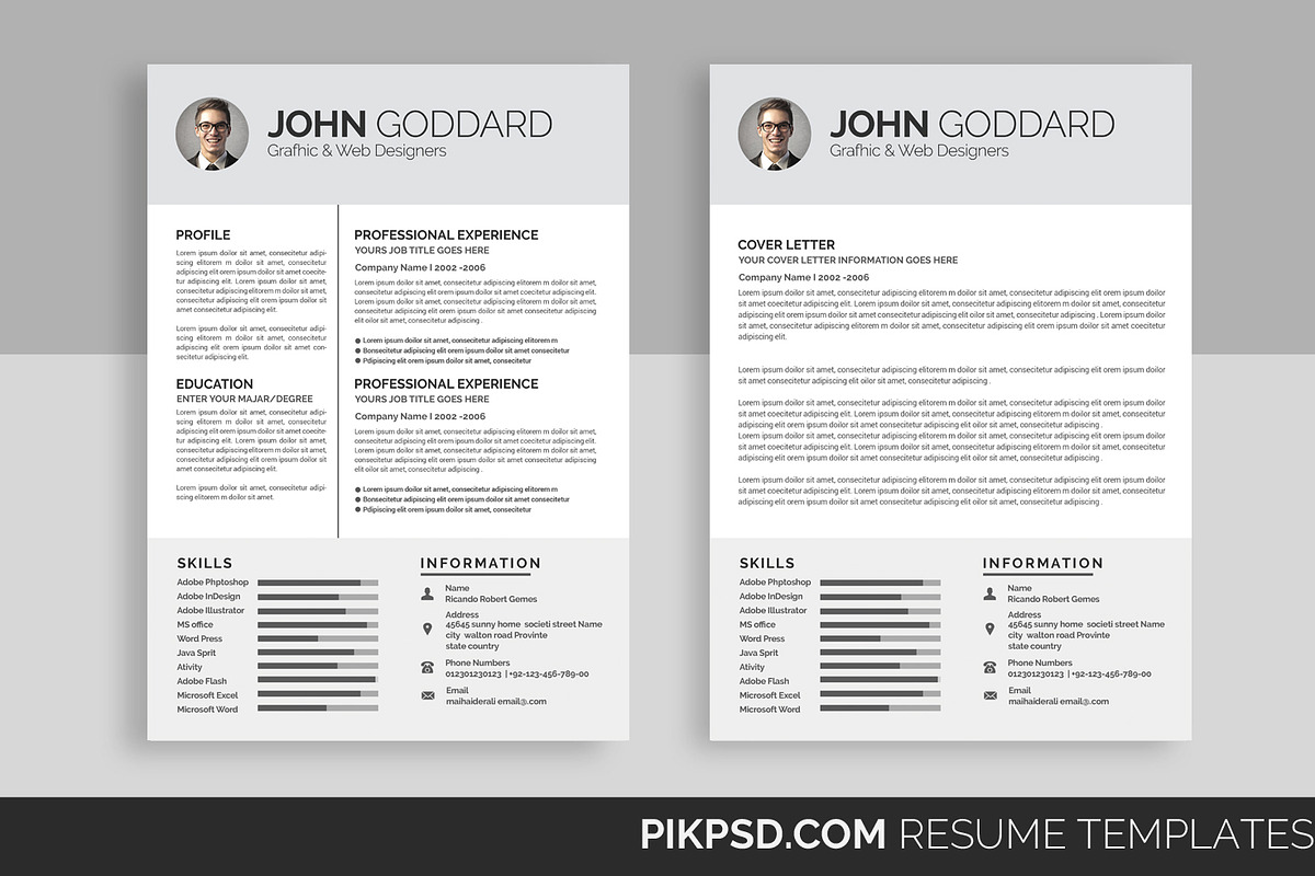 Clean Resume/CV, a Resume Template by graphicforest (Photo 1 of 5)