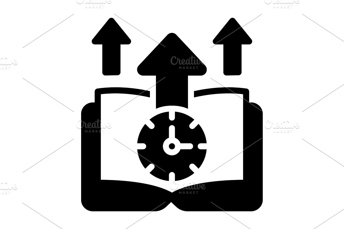 Future improve solid icon, a Solid Icon by Creative priyanka