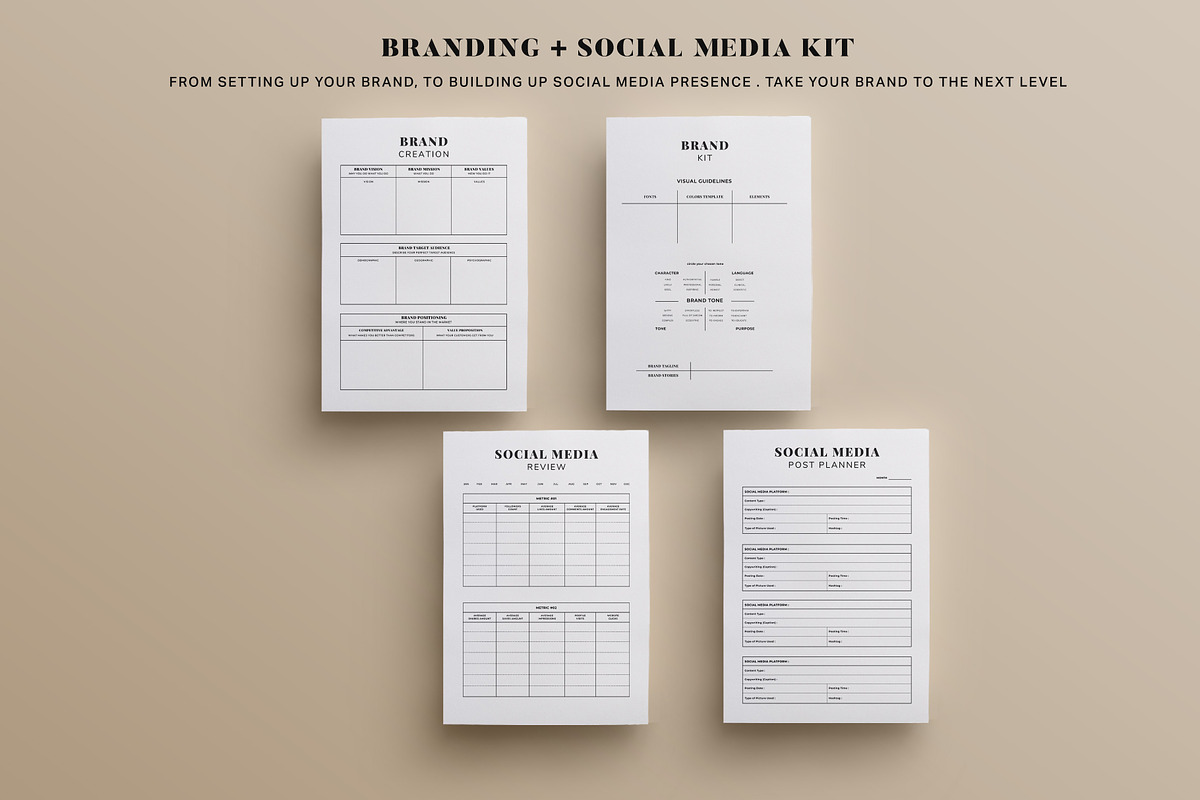 Complete Business Planner Bundle, a Print Template by CVR Presets (Photo 6 of 8)