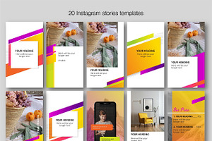 Colorful CANVA Instagram Template