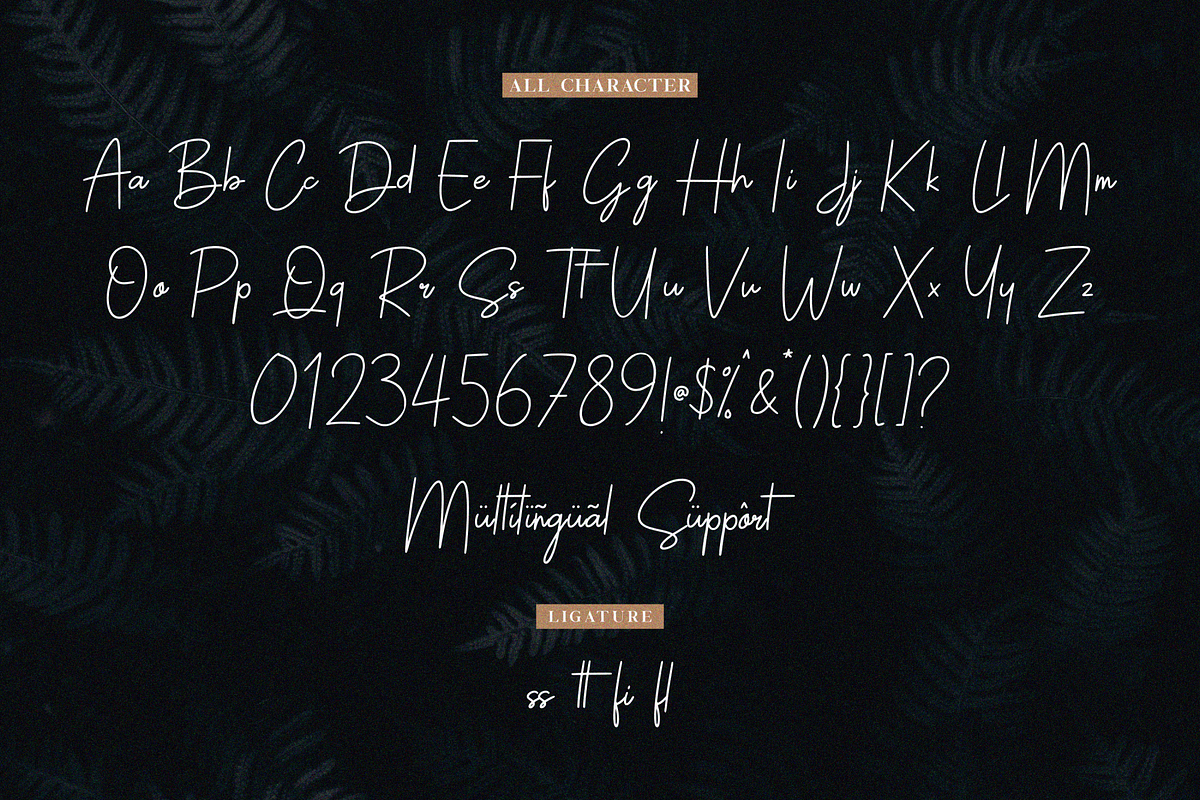 Sallyna Cattalya, a Script Font by Essentials Studio (Photo 7 of 8)