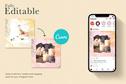 Watercolor Aesthetic Insta Puzzle, a Social Media Template by Sakura Digitals (Thumbnail 2 of 4)