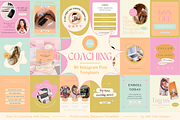 Coaching Instagram Post Templates, a Templates & Theme by Hell Yeah Designs (Thumbnail 1 of 9)