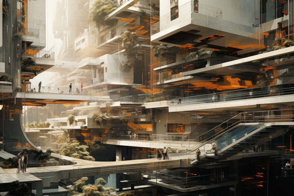 35 Modern architecture collages, an Object Illustration by Handmadefont (Photo 3 of 10)