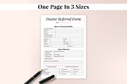 Printable Doctor Referral Form, a Print Template by Snapybiz (Thumbnail 6 of 8)