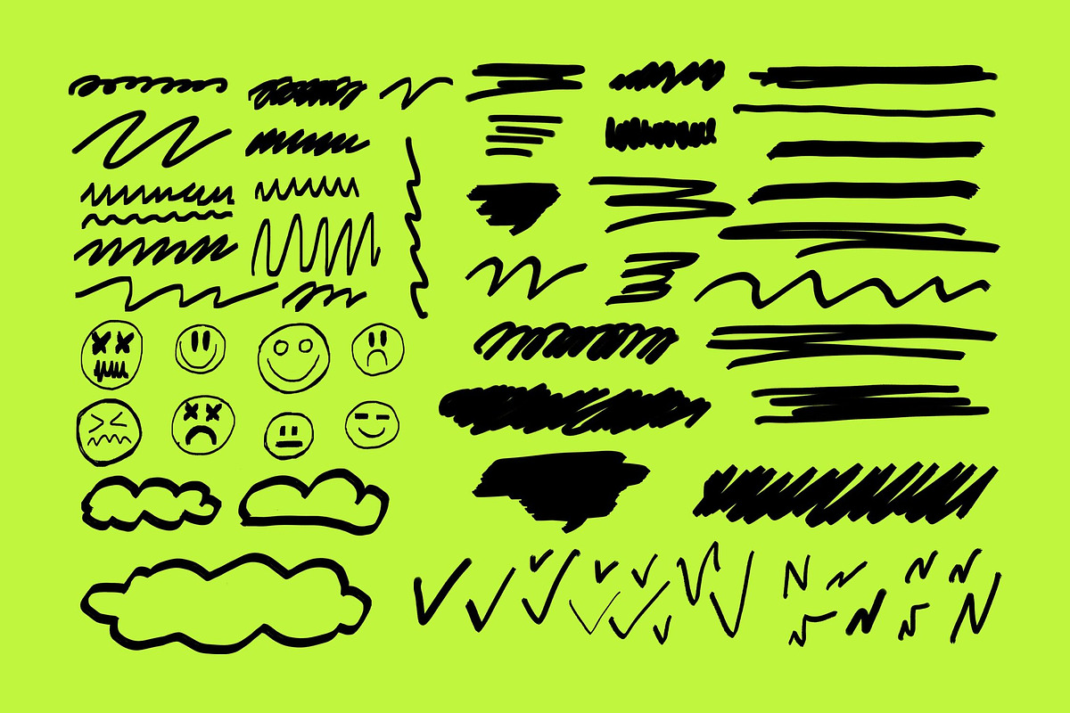 226 PNG Marker Elements, an Object Graphic by Design Squad (Photo 6 of 9)