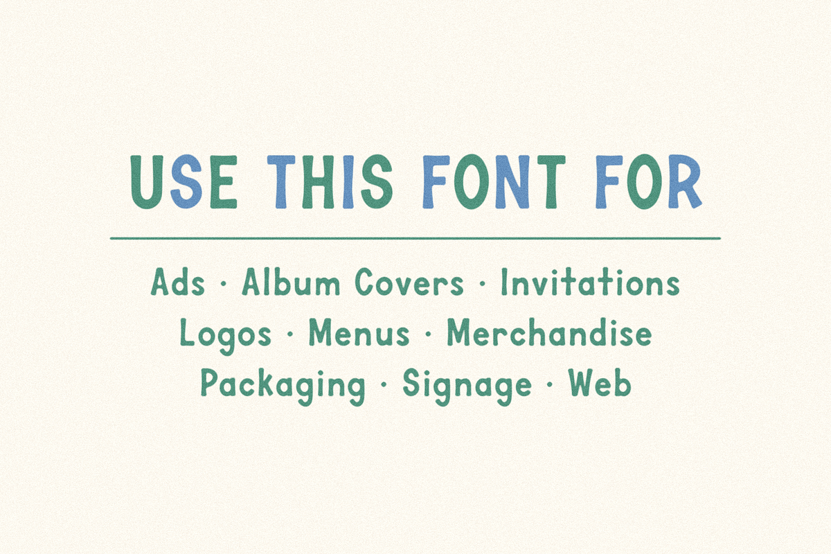 Beach Club, a Sans Serif Font by Bruised Goods (Photo 7 of 7)