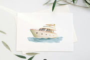 Amalfi Coast Clipart Set, a Person Illustration by PaintPixelCo (Thumbnail 10 of 15)