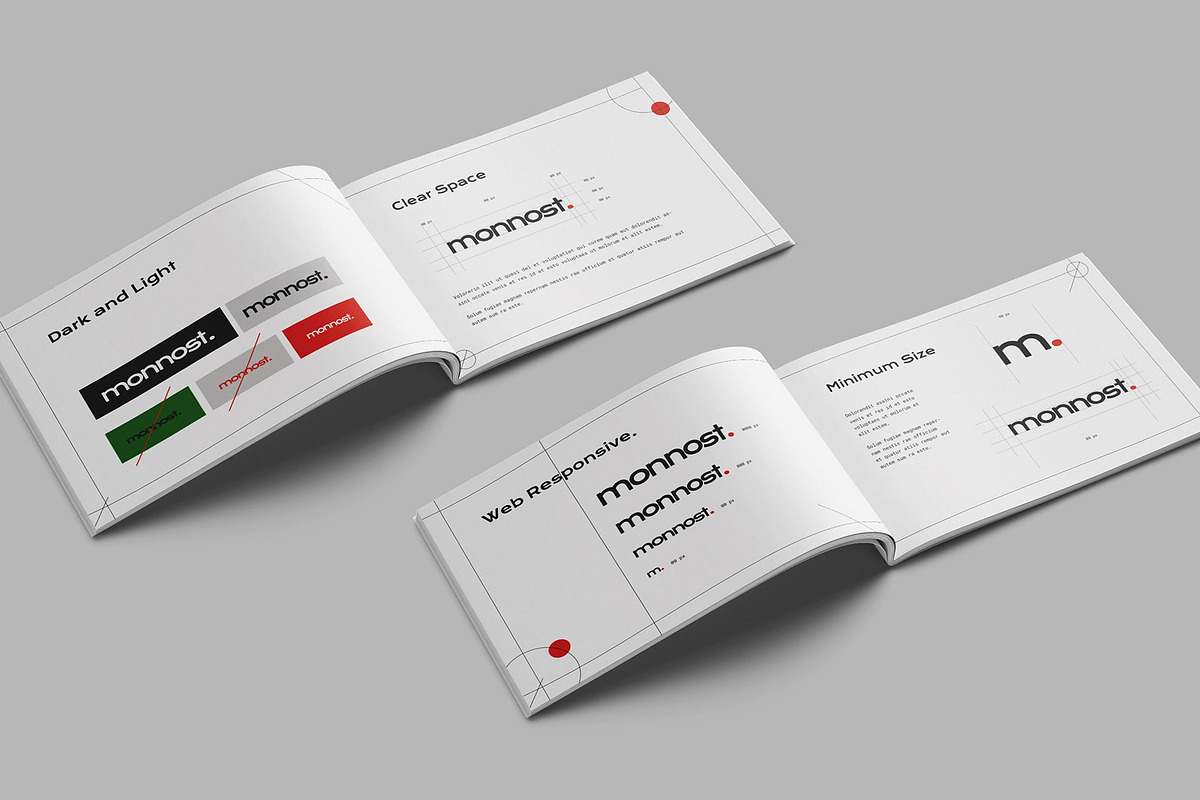 Brand Guidelines Template - Monnost, a Brochure Template by fakhroo (Photo 6 of 11)