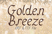 Golden Breeze | Handwriting font, a Handwritten Font by LivelyAutumn11.11 (Thumbnail 1 of 5)
