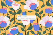 Naive Abstract Flower Market Pattern, a Pattern Graphic by likorbut (Thumbnail 4 of 14)