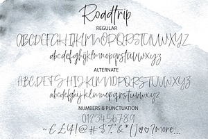 Roadtrip Handwritten Font