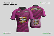 Biker Jersey Mockup Sports Apparel, a Shirt Mockup by My Code Std (Thumbnail 1 of 3)