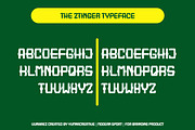 Ztinger - Sports Font, a Sans Serif Font by Dhabee (Thumbnail 3 of 9)