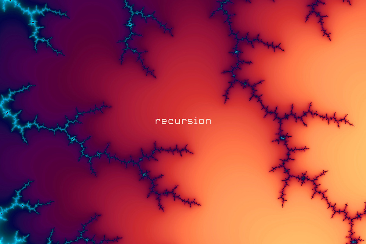 Recursion: Hi-res Fractal Textures, a Texture Graphic by Chroma Supply