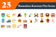 Ramadan Kareem Flat Icons Bundle, a Duotone Icon by EllaMaiyaali (Thumbnail 3 of 3)