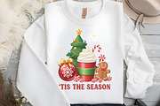 Tis the Season Christmas PNG, an Illustration by Black Bird Studio (Thumbnail 2 of 4)