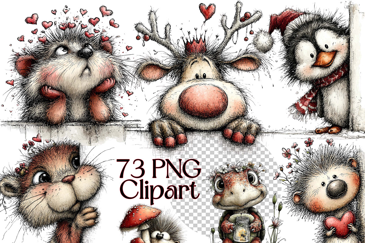 Whimsical Portrait Animal Watercolor, an Illustration by one-touch (Photo 1 of 11)