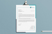 Clean Letterhead Word, a Stationery Template by ResumeDevisers (Thumbnail 5 of 7)