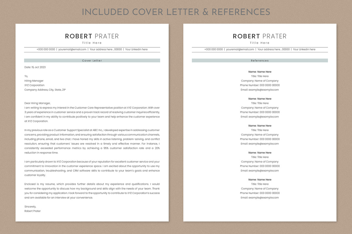 ATS Resume Template preview 5
