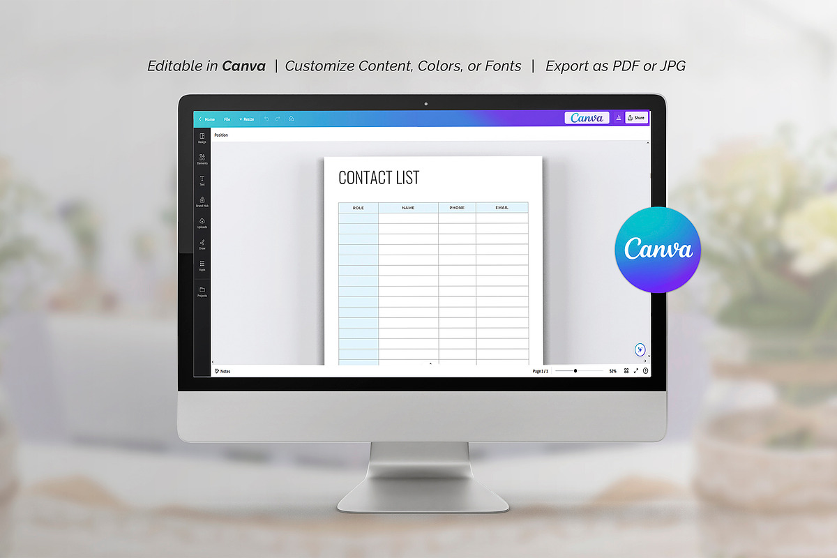 Contact List, a Stationery Template by DesignDevisers (Photo 8 of 10)