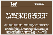 Brewed Tea font, a Font by weknow (Thumbnail 4 of 5)