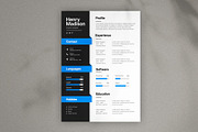 Modern Clean Resume CV, a Resume Template by Saman Osama (Thumbnail 2 of 2)