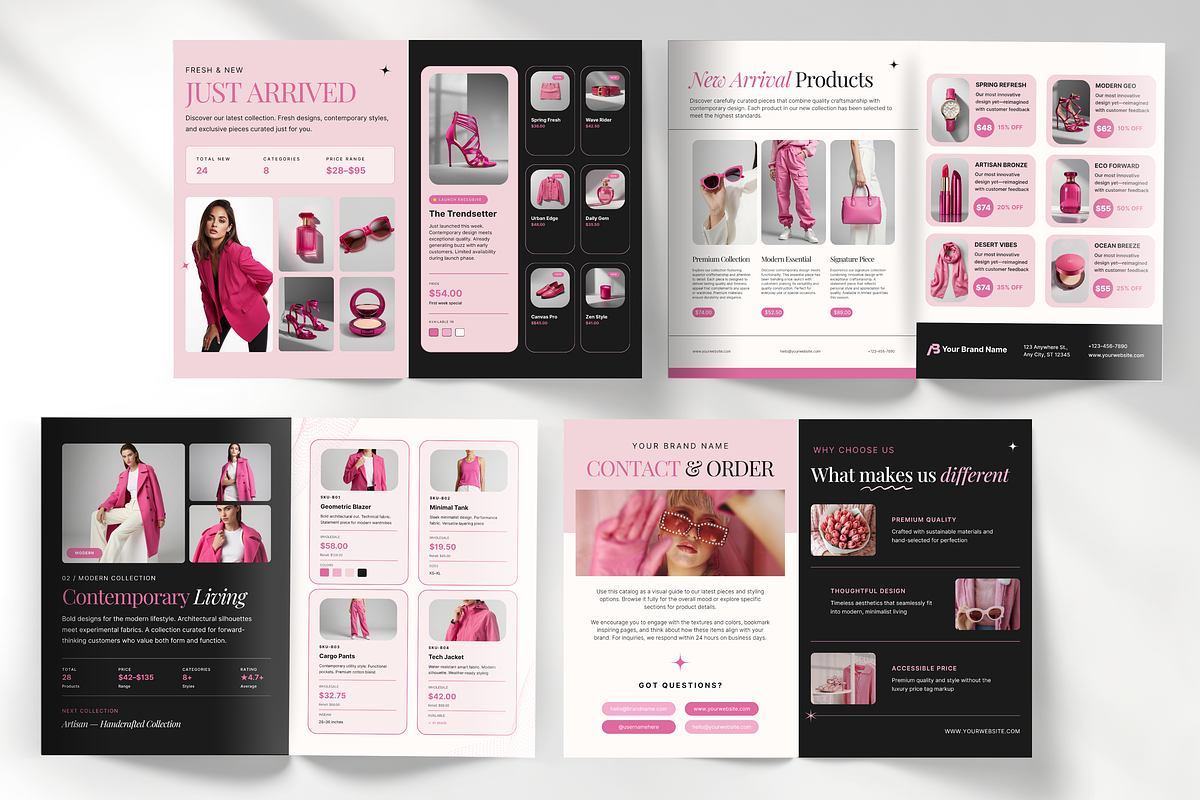 Wholesale Catalog Canva Template, a Brochure Template by DigiPax (Photo 4 of 10)