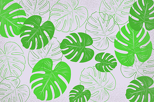 Procreate Tropical Leaves Brush Kit