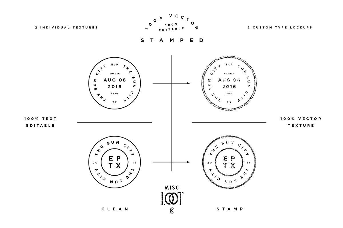 Stamped, a Branding & Logo Template by Misc. Loot Co. (Photo 1 of 5)