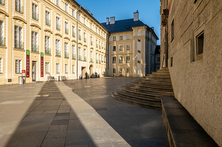 Prague Castle in the spring morning sun, a Holiday Photo by PhotoVision Pavel Rezac