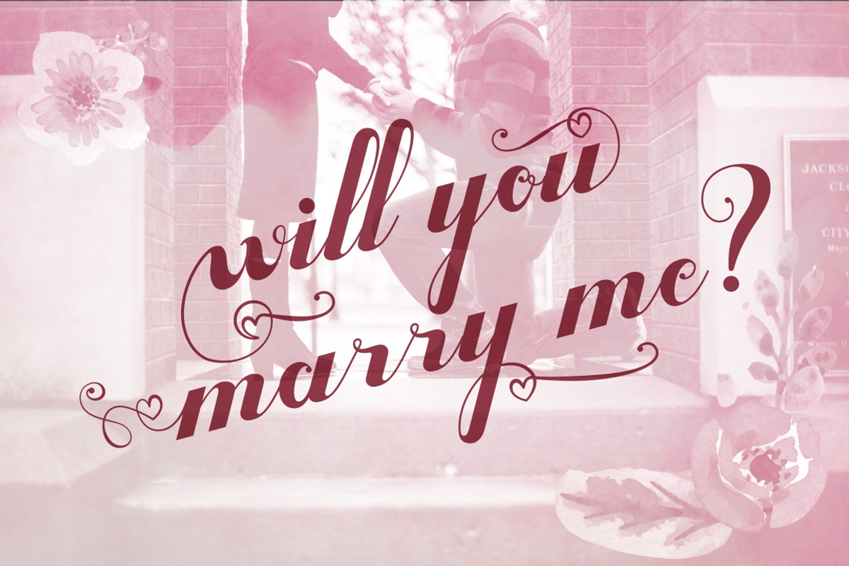 Valentijn - Romantic Font preview 7