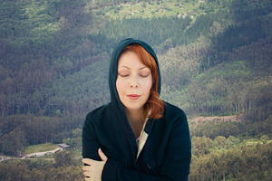 The forest featuring woman, red hair, and forest