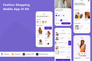 Fashion Shopping Mobile App UI Kit