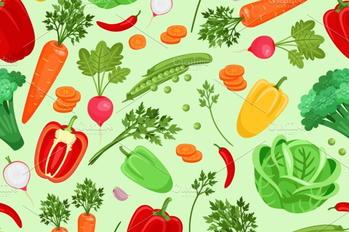 background for vegetarian menu