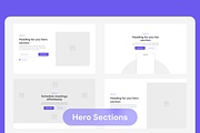 Website Wireframes Kit In Figma, a Wireframe Template by nwdigitalstore (Thumbnail 3 of 8)
