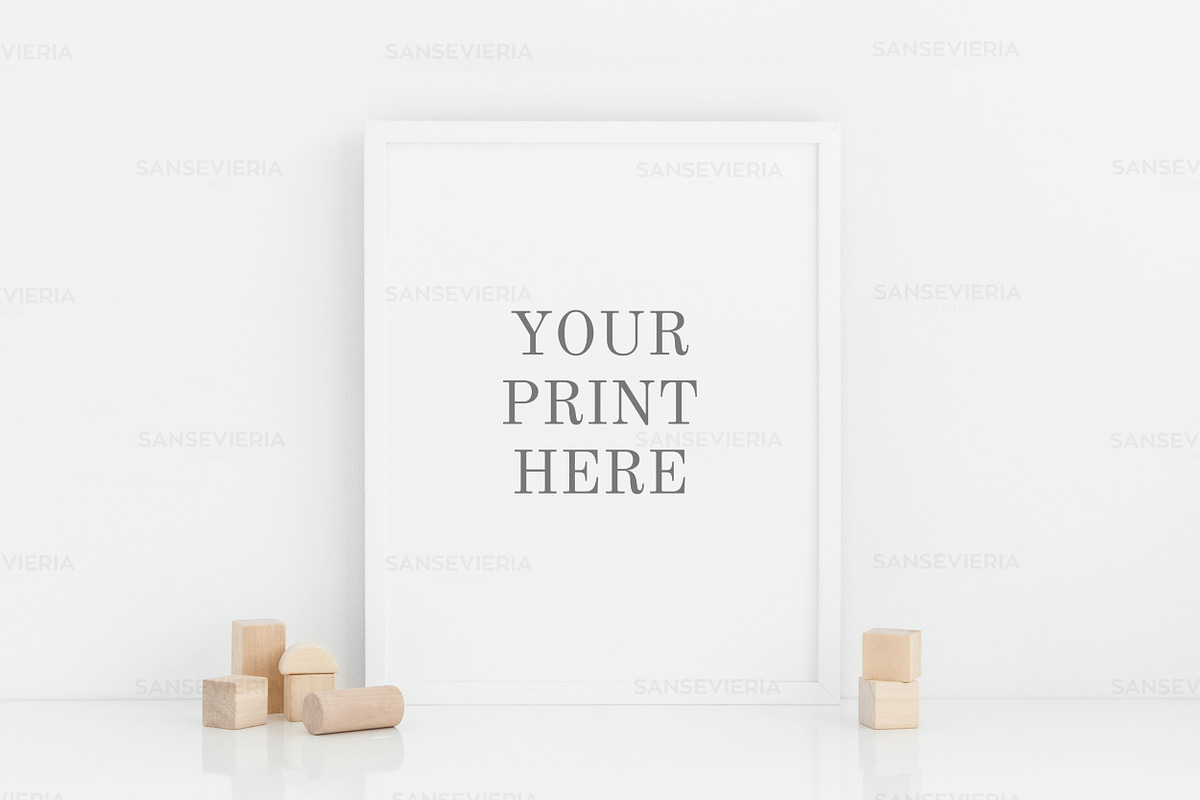 Nursery 8x10 Print Mockup 16x20 4:5, a Print Template by Grace White (Photo 1 of 4)