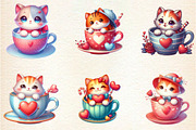VALENTINE Cute Cartoon, an Illustration by DreamArtGraphic (Thumbnail 5 of 6)