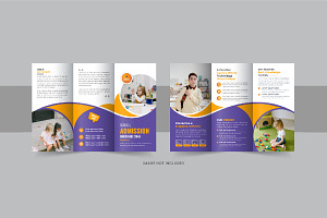School admission trifold brochure, a Brochure Template by Pavel_design