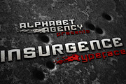 INSURGENCE FONT, a Font by Alphabet Agency (Thumbnail 1 of 3)
