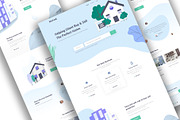 Real Estate Landing Page Template, a Landing Page Template by Sujun Baidyaa (Thumbnail 2 of 3)