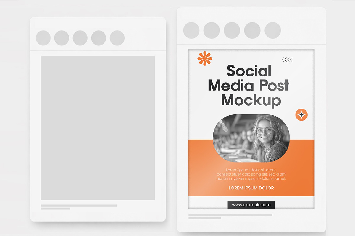 Instagram Social Media Post Mockup, a Social Media Template by studiogstock (Photo 2 of 2)